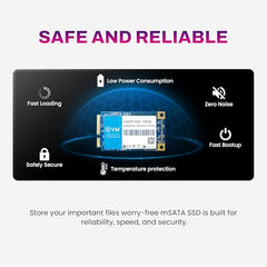 EVM 1TB mSATA Internal SSD | 3D NAND Storage | Up to 520MB/s Read 320MB/s Write | Laptop Ultrabook Upgrade | 5 Year Warranty (EVMMS/1TB)