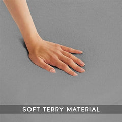 MollisHomes Mattress Protector Single Size, 72x36 Inches, Grey