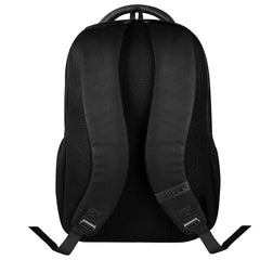 BIGBERRY Rodeo 2.0 Leatherite Faux Leather Laptop Backpack for Men & Women | Water Resistant 2 Compartment Casual Daypack | 15.6 Inch Laptop Bag for Office, College, Travel & Daily Use, Navy Blue