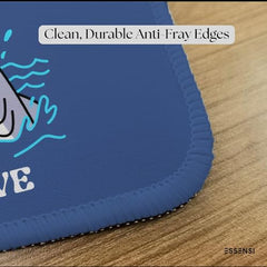 ESSENSI Mouse Pad for Laptop & Desktop | 9x7 Inch Anti-Fray Stitched Edges | Non-Slip Rubber Base | Desk Setup Accessory for Students, Gamers & Professionals (Big Things)