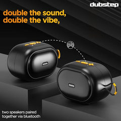 Dubstep Pop 600 Wireless Speaker, 15 Hrs Playtime, 52mm Driver, TWS Pairing, 6W Output Bluetooth Speakers (Grey)