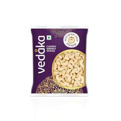 Amazon Brand - Vedaka Whole Cashews | 1 Kg | Grade W320 Kaju Nuts | Gluten-Free & Plant Based Protein | Firm Texture, Rich Taste | Healthy Snack