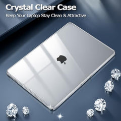 MOSISO Compatible with MacBook Pro 13 inch Case M2 2025, 2024, 2023, 2022-2016 A2338 M1 A2251 A2289 A2159 A1989 A1708 A1706, Plastic Hard Shell&Keyboard Cover&Screen Film&Storage Bag, Serenity Blue