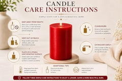 C Lal & Sons Silver Pillar Candle 2x2 Inch | Long Burning Decorative Wax Candle | 20H Burn Time | Unscented Candle for Home Décor, Wedding Decoration, Prayer, Meditation, Festivals & Romantic Ambience