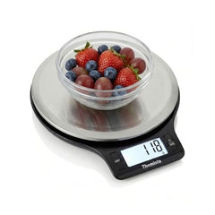 Themisto TH-WS20 Digital Kitchen Weighing Scale Stainless Steel (5Kg)