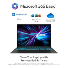 ASUS Gaming V16 (2026),Intel Core 5 210H (i5-14th Gen),RTX 5050-8GB,16GB RAM(Upgradeable),512GB SSD,FHD+,16"(40 cm),144Hz,Win 11,M365 Basic(1Y),Office 24,Black,1.95 Kg,V3607VH-TK154WS,Gaming Laptop