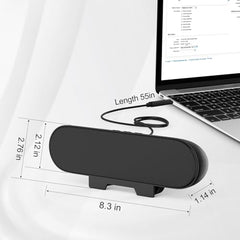 Computer Speakers for Desktop PC, USB Monitor Speakers for Mac Windows
