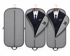 RAAHII 2 piece suit cover, Blazer cover, coat covers with zip for wardrobe storage of suit, jacket, garments, sweaters, saree, pant organizer (hanger not included)