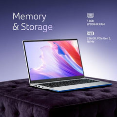 Acer Smartchoice Aspire One, Intel Core Celeron N4500, 8GB LPDDR4 RAM/ 256GB SSD, 14.0"/35.56cm WXGA Display, Intel UHD Graphics, Win 11 Home, Pure Silver, 1.3 Kg, A114-45, Thin and Light Laptop
