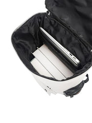 FUR JADEN Vegan Leather Anti Theft Design Casual Laptop Backpack with 15.6 Inch Laptop Pocket