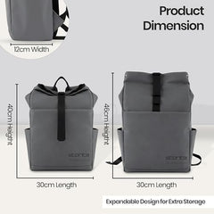 Storite Premium 15.6 Inch Laptop Backpack for Men & Women (Grey)