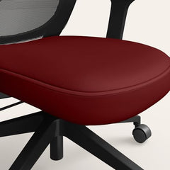 Interio by Godrej Curv Premium Mesh Wide Back Ergonomic Chair | Work from Home/Study Chair | 1-Year Warranty | Height Adjustable Chair | Heavy Duty PP Base | DIY Installation, Black
