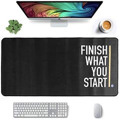 Seagull flight of fashion Large Extended Mouse Pad XXL with Non-Slip Rubber Base, Stitched Edge Mouse Mat for Laptop, Computer & Desk - 60 x 30 x 0.2 cm - World Map