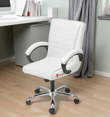 GOYALSON Ergonomic Revolving Office Home Swivel Desk Chair with Adjustable Height Smooth Moving (2, Black, Standard)