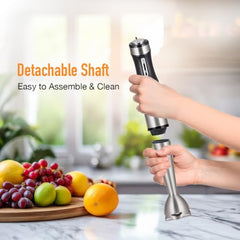 KENT 16044 Hand Blender Stainless Steel 400 W | Variable Speed Control | Easy to Clean and Store | Low Noise Operation