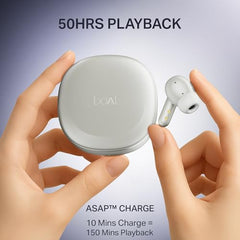 boAt Airdopes Prime 511, Volume Swipe Control, 50hrs Battery, 4Mics ENx, Multipoint Connection, App Support, Bluetooth Earbuds, TWS Ear Buds Wireless Earphones with mic (Active Black)