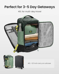 Navigator-T66 Liteway Travel Backpack 43.18 cm(17 Inch)/40L-Olive Green