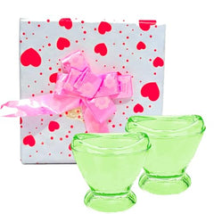 Soulvinee Superior, Smooth Edge,Glass Eye Wash Cup Transparent Eye Cup Eye Washing Cup Clear Eye Flush Cup Eye Washing Kit Portable Eye Rinsing Cup for Home Travel Use set of 2