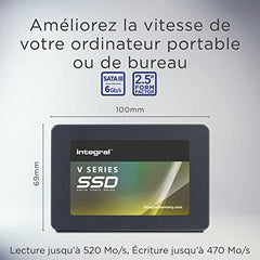 Integral 128GB M.2 SATA III 2280 Internal SSD, up to 480MB/s Read 400MB/s Write