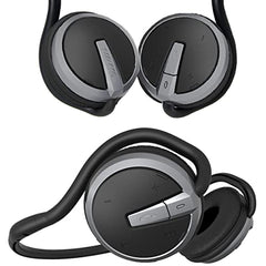 SoundBot SB221-GRY/BLK Wireless Bluetooth Over The Ear Headphone with Mic (Grey/Black)