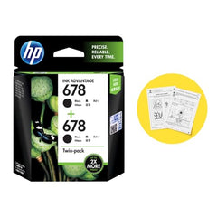 HP 678 Black Original Ink Advantage Cartridge