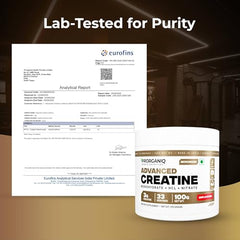 Prorganiq Advanced Creatine Monohydrate + HCL + Nitrate | 3-in-1 Formula | Micronized Powder for Men & Women (250 Grams, Unflavoured)