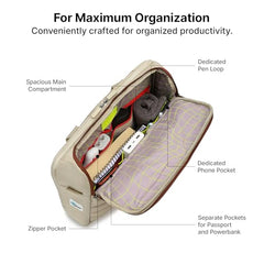 uppercase Omega 03 Pro Messenger Bag Fits Up to 15.6" Laptop 14L Black