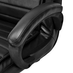 KITHANIA Executive Office Home Study Chair Library Chair with Cushioned Arm Rest & Seat Back, Reception or Conference Room Seating, 100 Kgs Limit (2, Pink, Double Pipe Chrome Frame)