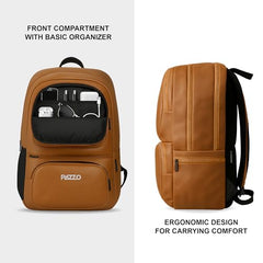 PAZZO Milestone Laptop bag for men | Office bag for men| Laptop Backpack for Men and Women with Anti-Theft Design, USB Port and 1 Year Warranty | Fits up to 15.6 inch Laptop, Macbook ~ Blue