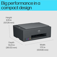 HP Smart Tank 580 All-in-One WiFi Colour Printer | 1 Extra Black Ink Bottle | 1+1 Year Extended Warranty on Registration| Up to 8000 Black & 6000 Colour Prints I Print,Scan & Copy for Office/Home