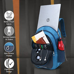 NORTH ZONE Lightweight school bags Backpacks for Boys Girls Stylish men and women Casual Travel Laptop Bag College office (BLACK)