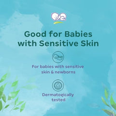 Himalaya Nature Touch Water Wipes for Baby's Sensitive Skin | 72NxPack of 3 | With Organic Coconut Oil | 99% Pure Water | 100% Plant-Based Biodegradable Wipes