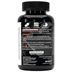 NutriJa HMB 1000MG Capsules | CaHMB Beta-Hydroxy Beta-Methylbutyrate Supplement | Supports Muscle Maintenance, Workout Recovery & Strength Training Routine - 60 Capsules