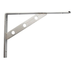 SYGA Stainless Steel Solid Thickened Triangular Bracket Wall-Mounted Rack Partition Support Layer Plate Support Bracket(4MM-245MM-LONG)