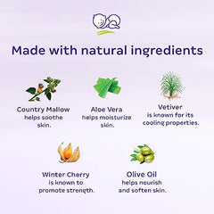 Himalaya Baby Massage Oil 200ml | All-round growth | Strong Bones & Muscles | Ashwagandha, Country Mallow & Aloe Vera | No.1 Dr. Recommended Brand| Vitamin E | 99% NOI | Mineral oil free