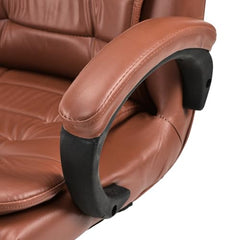 GOYALSON Mesh Back Revolving Chair for Office Home Swivel Desk Chair with Comfortable Seating & Wheels (1, Brown, Standard)