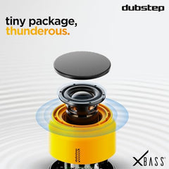 Dubstep Pop 600 Wireless Speaker, 15 Hrs Playtime, 52mm Driver, TWS Pairing, 6W Output Bluetooth Speakers (Grey)