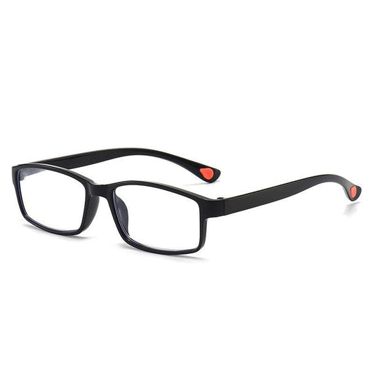 SYGA Anti-Blue Light, Not Broken, Resin Anti-Fall, Fashionable Health-Care Reading Glasses(Black)