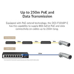 D-LINK DES-F1010P-E PoE Switch