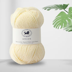 Nestnhaven Acrowools Graze Hand Knitting and Crochet Yarn. Pack of 1 Ball - 100gms. Shade no - NNHG001 (Berry Purple)