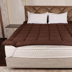 AVI Super Soft 500 GSM Microfiber Bed Mattress Topper for King Size 78x72 Inch | All Season Comfortable Sleep 2 Inch Thick Mattresses Padding King Size -(White, 6.5x6 Feet, 4 Corners Elastic Band)
