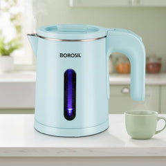 Borosil 800 ml Eva Cool Touch Stainless Steel Electric Kettle