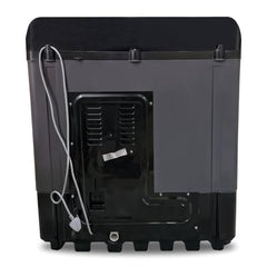 VW Visio World 8.5 kg semiautomatic Top Load Washer Only with Powerful Wash, V8 Supreme-Wash, Black/Grey
