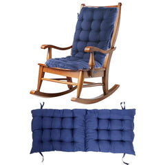 Kuber Industries 2 Pcs Cotton 16x16 Inch Chair Cushion for Sitting | Chairs Cushion For Home, Office, Dining Chair, Car, Meditation | Back Rest Support Chair Cushion with Ties | Plain - Cream