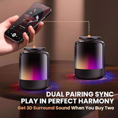 Hounyoln G200 Magnetic Bluetooth Mini Speaker with RGB Lights