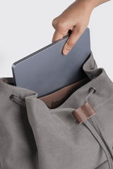 Eco Right Backpack Bag for Men and Women, Laptop Backpack for Men, College Backpack with 15.6 inch Laptop Compartment, Sustainable Canvas Backpack