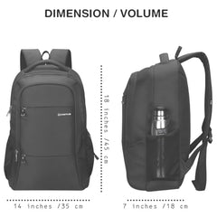 Cosmus Darwin 29 litres Office Backpack - Sleek Everyday use Backpack - Black