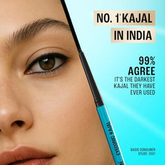Lakme 9-5 Eyeconic Kajal, Classic Brown, Smudgeproof and Waterproof that lasts upto 24H, for 2x dark pigment, 0.35g
