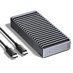 UGREEN 40Gbps M.2 NVMe SSD Enclosure, External SSD Drive with Double-Sided Fin Heat Dissipation, Compatible with Thunderbolt 4/3/USB4/3.2/2.0, Support M-Key/(M&B) Key 2280/2260/2242/2230 SSD Size