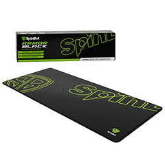 SpinBot Armor XXL Extended Gaming Mouse Pad – 900mmx400mmx5mm Large Desk Mat with Speed Surface, Stitched Edges, Non-Slip Rubber Base – 5mm Thick Pro Gamer Pad